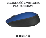 Mysz Logitech M171 wireless niebieska - 285733 - zdjęcie 9
